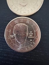 2026 Semiquincentennial President Donald J. Trump Dollar $1 Coin July 4th Privy picture