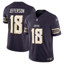 Men's Nike Justin Jefferson Purple Minnesota Vikings 2026 Rivalries Collection  picture