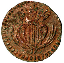 Italy Benedetto XIV Zecca di Ravenna  Quattrino con Sant’Apollinare picture
