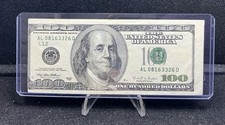 1996 $100 dollar bill Misaligned Second Print Error Federal reserve note Z234 picture