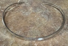 Vintage Sterling Silver Collar cuff Necklace Choker 925 taxco Mexico signed  picture