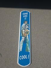 Vintage Blue Elvis Presley Icon ‘SOME LIKE IT COOL’ Wall Thermometer picture