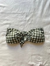 Seafolly Green Plaid Padded Bikini Top picture