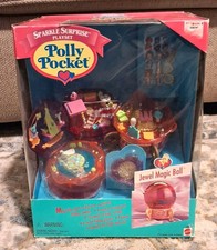 Polly Pocket JEWEL MAGIC BALL Sparkle Surprise Bluebird 1997 NIB Vintage Rare picture