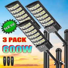 3× 600W LED Lamparas Luz Solares Luces Para Exterior Patio Sensor De Movimient picture