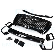 For 2021-2023 GMC Yukon/XL Denali Front Grille Hood Trim Molding Black 10PCS picture