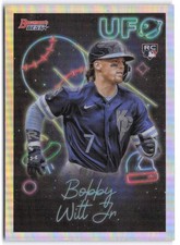 2022 Bowman's Best Bobby Witt Jr. UFO Lava Refractor SN Kansas City Royals picture