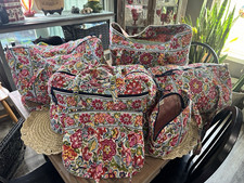 Vera Bradley Retired Hope Garden slightly used 6 piece set picture