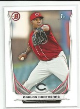 Carlos Contreras Cincinnati Reds 2014 Bowman Baseball picture
