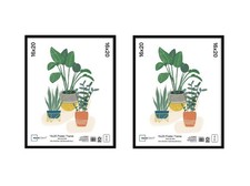 Mainstays , 16x20 Picture Frame , Black Flat Profile Wall Photo Frame. Pack of 2 picture