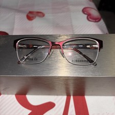 BCBG MAXAZRIA EYEGLASSES  FRAMES 49/16/120 WINE  NEW W CASE picture