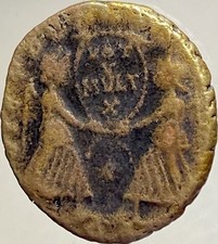 Roman Emperor Magnentius 351-355 AD 2 Victories Victoriae Genuine Ancient Coin picture