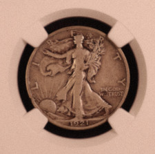 1921-P Walking Liberty Half Dol. As shown in the figure - Very Fine Condition picture