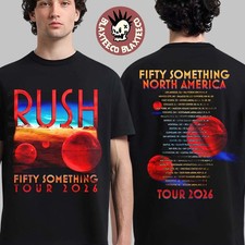Hot New Rush Fifty Something Tour 2026 Stoplight Concert T Shirt Unisex Tee picture