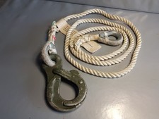 Safety rope mountain rope 2.8 meter load rope 2.5t + hook 3.5t eye Bundeswehr picture