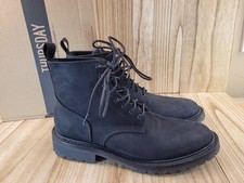 Thursday Boot Company Hero Lace-Up Black Matte WeatherSafe Nubuck Boots Men 10.5 picture