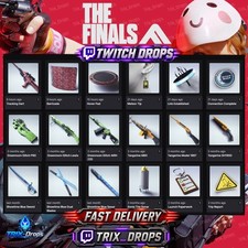 The Finals Twitch Drops  - 7 Weapon Skins + 3 Charms And More - 18/18 Items picture