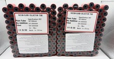 200PCS VACUUM BLOOD COLLECTION PLAIN TUBE NO ADDITIVE, 16X100MM, 10ML, EXP 2028 picture