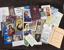 Vintage Catholic Prayer Booklets Books Pamphlets Cards Lot Pieces Religious  #8 picture