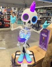 Haunted Living 3Ft LIGHTED ROCKER SKELETON Halloween Animatronic 2026 picture