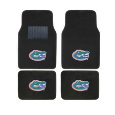 New 4pcs NCAA Florida Gators Car Truck Front Rear Carpet Floor Mats Set picture