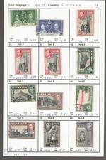 CEYLON Classics...Sc #276/295...Mint & Used...1937/47...12 Diff...SCV $40.35 picture