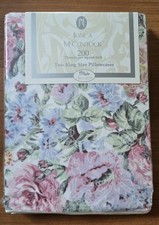Vintage Jessica McClintock Floral King Pillowcases Pair Cottagecore NIP USA picture