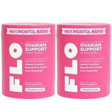 2 BOTTLES-O Positiv FLO Ovarian Support Vitamin-Women's Ovarian Health & Hormone picture