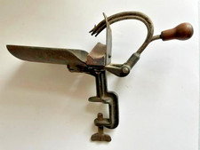 Vtg Goodell Co Double Cherry Olive Pit Pitter Bench Mount Farmhouse Primitive picture