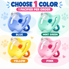 1PC Cute Pet Pacifier for Small Dogs Cats Puppy Kitten Round Silicone Nipple Toy picture