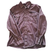 Vintage Roper Western Pearl Snap Shirt Mens Size L picture