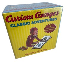 NEW Curious George's Classic Adventures 8 Board Book BOX SET Margret & H A Rey picture