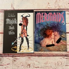 The Art of Jim Balent Magick in Black and White Vol. 2 & Mermaids 3 Comic Comix picture