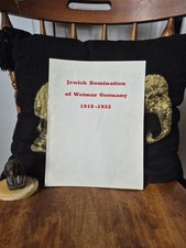 Jewish Domination of Weimar Germany 1919-1932 by Eckart Verlag, RARE printing picture