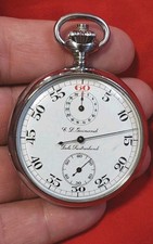 Vtg C.L. Guinand Split Second Chronograph Stopwatch Swiss Locle Working JXR  picture