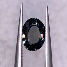 GFCO Certified 1.67Ct Natural Unheated Rare Blue-Green Sapphire From Madagascar picture