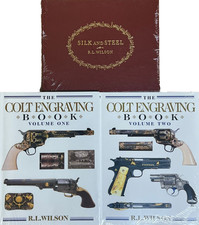The Colt Engraving Book Vol 1 & 2 + Silk And Steel R.L. Wilson Signed Set Sealed picture