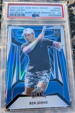 2023 BEN JOHNS LEAF Metal Blue Prismatic Rookie PSA 10 (x/99) Vry Low Population picture