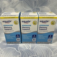 EQUATE Regular Strength Memory Support Capsules 30 CT ( Lot of 3 ) Exp 10/27 picture