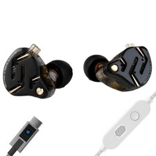 KZ ZS12 Pro 2 USB-C Wired IEM Earbuds 5BA+1DD Gaming Headset Mic picture