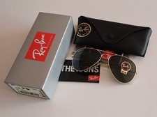 Ray-Ban RB3025 L0205 Aviator Classic Gold Frame 58mm Green G-15 Lens Sunglasses picture
