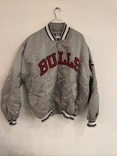 Vintage Starter Chicago Bulls Jordan Era Satin Jacket Sz Large 80s 90s Vtg NBA picture