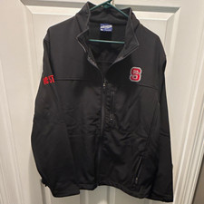 0925      Campus Heritage NC State Wolfpack Black Full Zip Jacket - Size XL picture