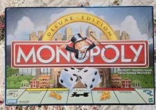 MONOPOLY Deluxe Edition 1998 Hasbro Parker Brothers Board Game READ Complete picture