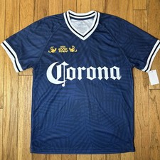 Corona Extra Beer Desde 1925 #25 Navy Blue Jersey Style Mesh Athletic Size Large picture