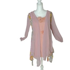 Pretty Angel Pink Mauve Fairy Whimsy Blouse Small picture