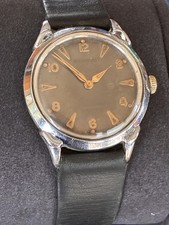 Vintage 1950s Benrus Watch Stunning Copper Tropical Dial Patina -Runs picture