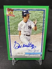 READ DESCRIPTION 2026 Topps Don Mattingly - 1991 Topps Auto Green #/99 #91A-DM picture
