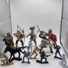 Papo/Schleich Medieval Knights Action Figures Lot of 5 See Pictures Please Read picture