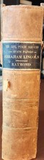 Henry J. Raymond Abraham Lincoln Biography 1865 Derby & Miller Leather Illus. picture